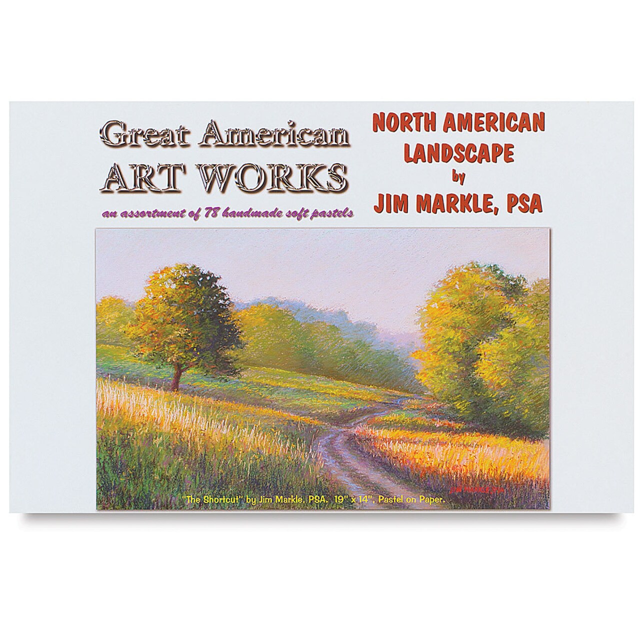 Great American Art Works Pastel Set - American Landscape, Set of 78
